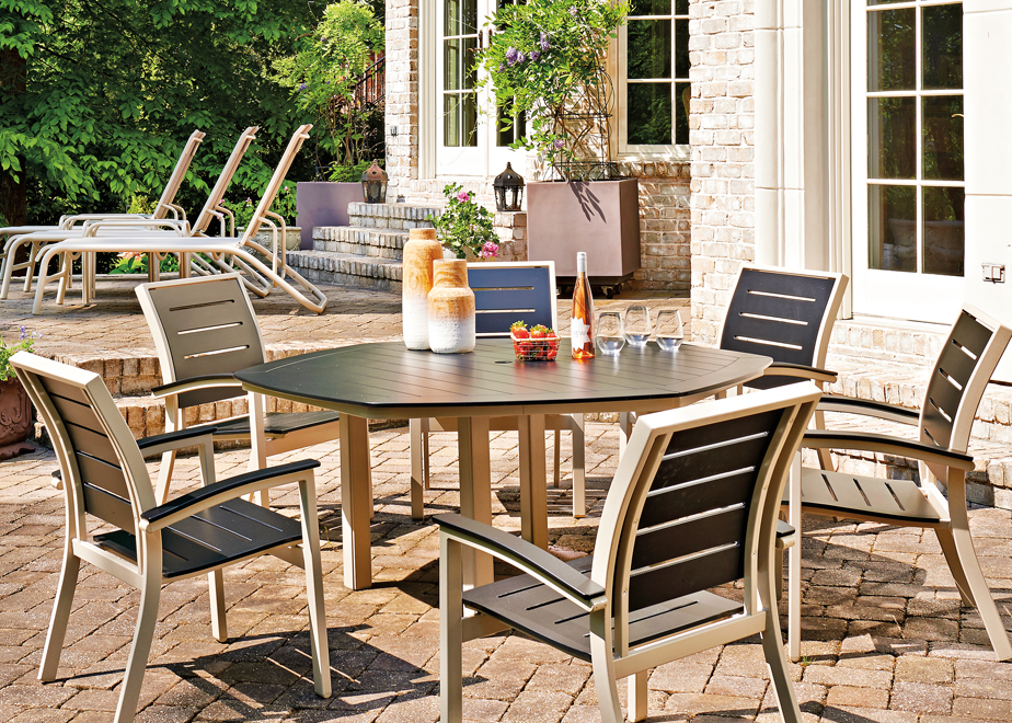 Marine Grade Polymer Top Table Collectiontelescope Casual Furniture